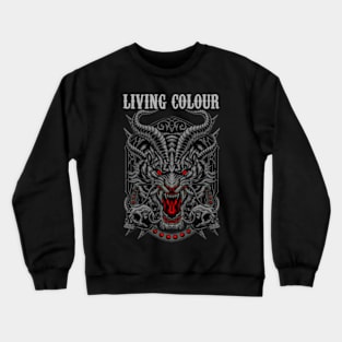 LIVING COLOUR BAND MERCHANDISE Crewneck Sweatshirt